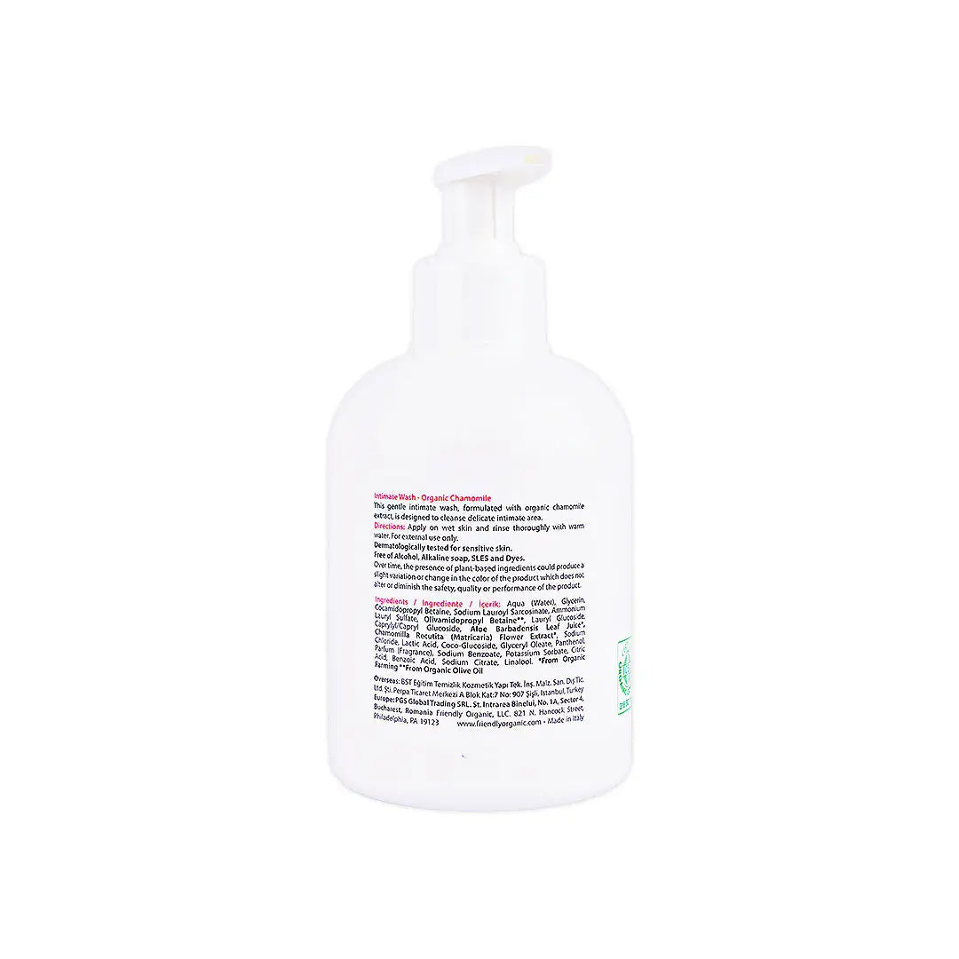 Friendly Organic Intimate Wash 300ml-Organic Chamomile