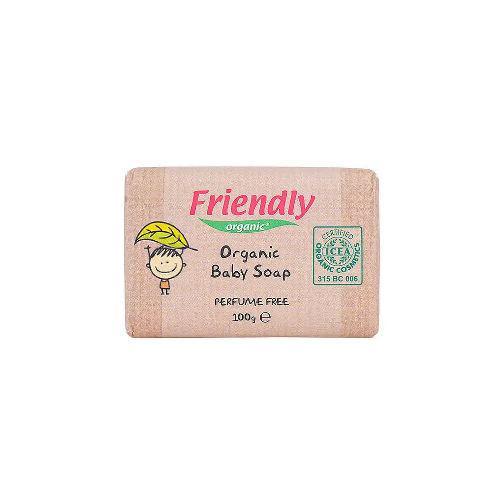 Friendly Organic Baby Soap 100g-Perfume Free