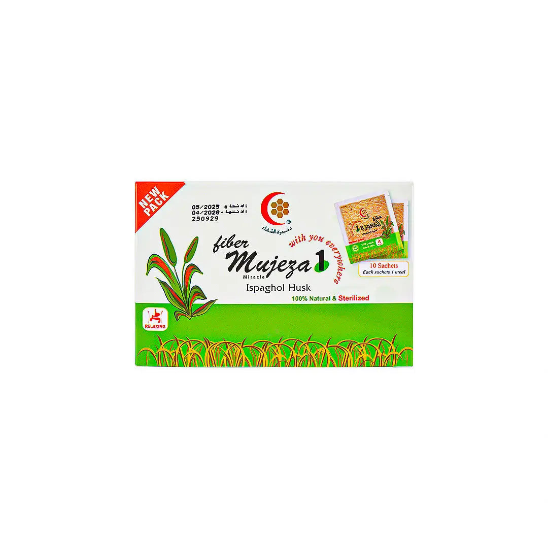 Mujezat Alshifa Ispaghol Fiber Sachet 10pcs