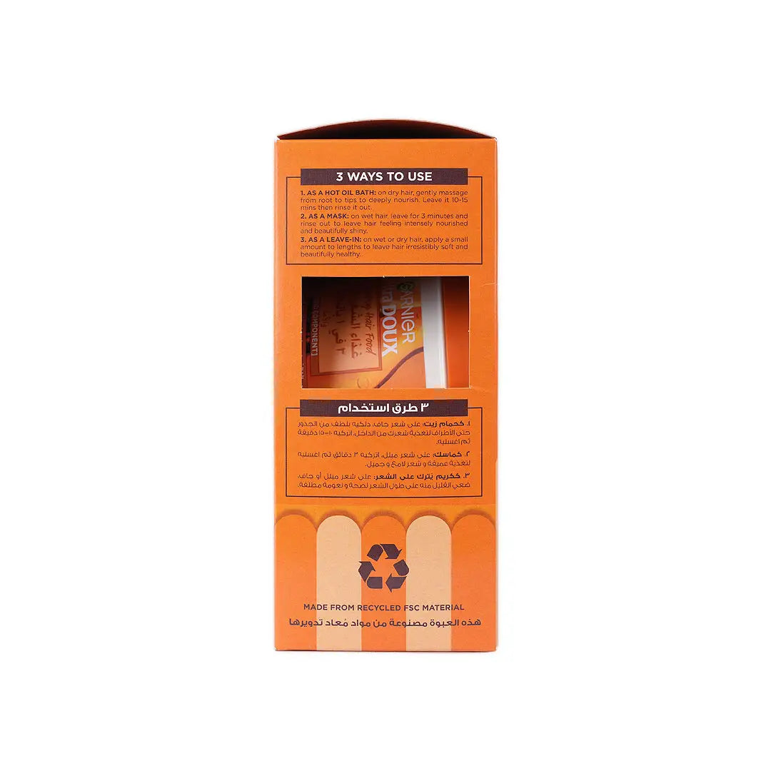 Garnier UltraDoux Repairing Hair Food Papaya 390ml+Wet Brush