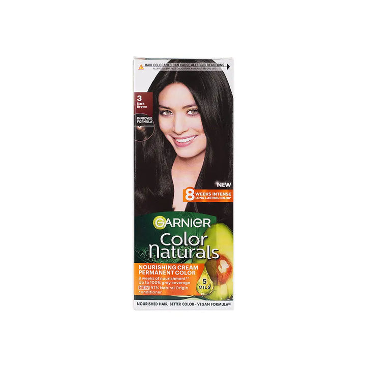 56609-Garnier Color Naturals No.3-Dark Brown +4