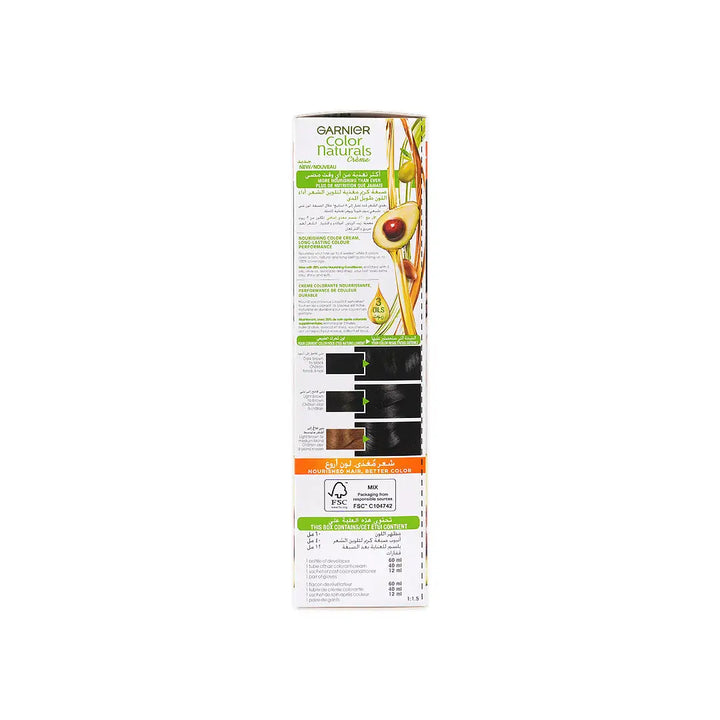 56611-Garnier Color Naturals No.2-Deep Luminous Black +3