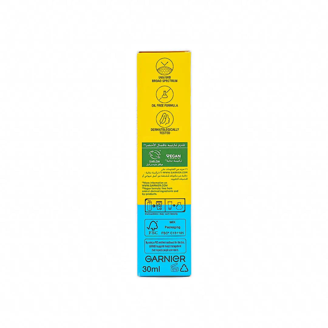 Garnier Super UV Vit C Spf50+Cooling Watergel Sunscreen 30ml