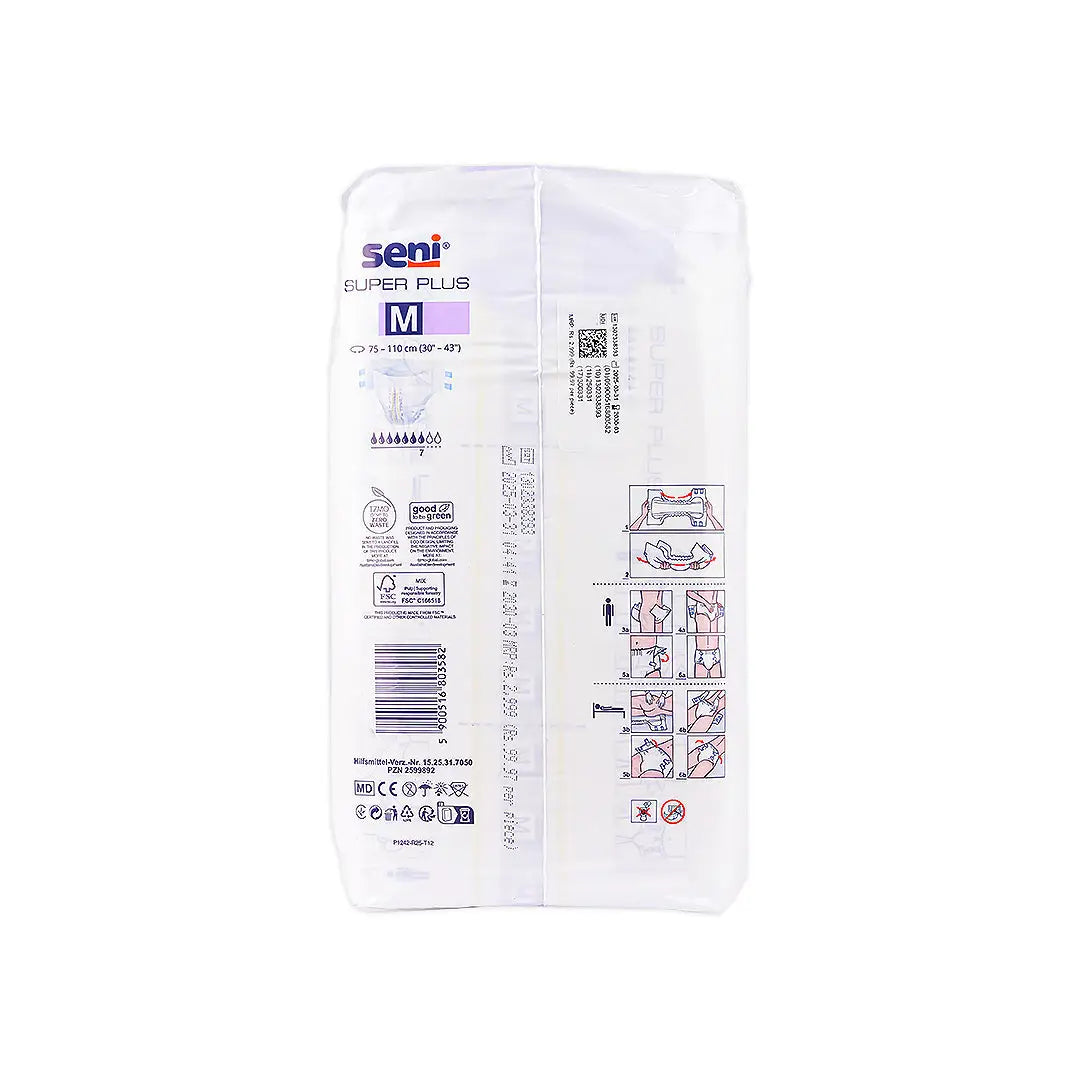 56633-Seni Super Plus Diapers 30pcs-Medium +2