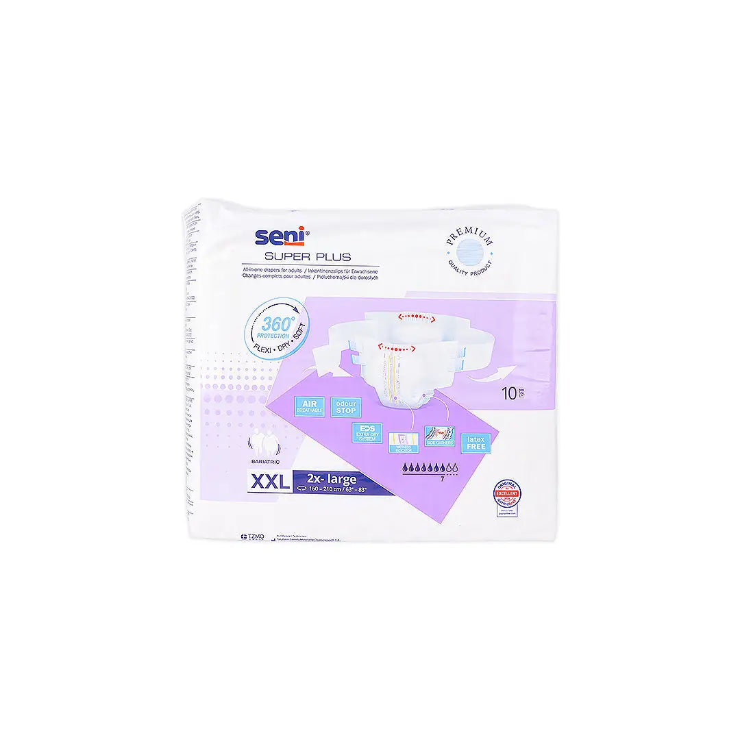 56635-Seni Super Plus Diapers 10pcs-2X Large +1