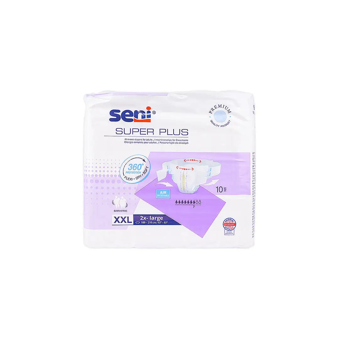 56635-Seni Super Plus Diapers 10pcs-2X Large +0