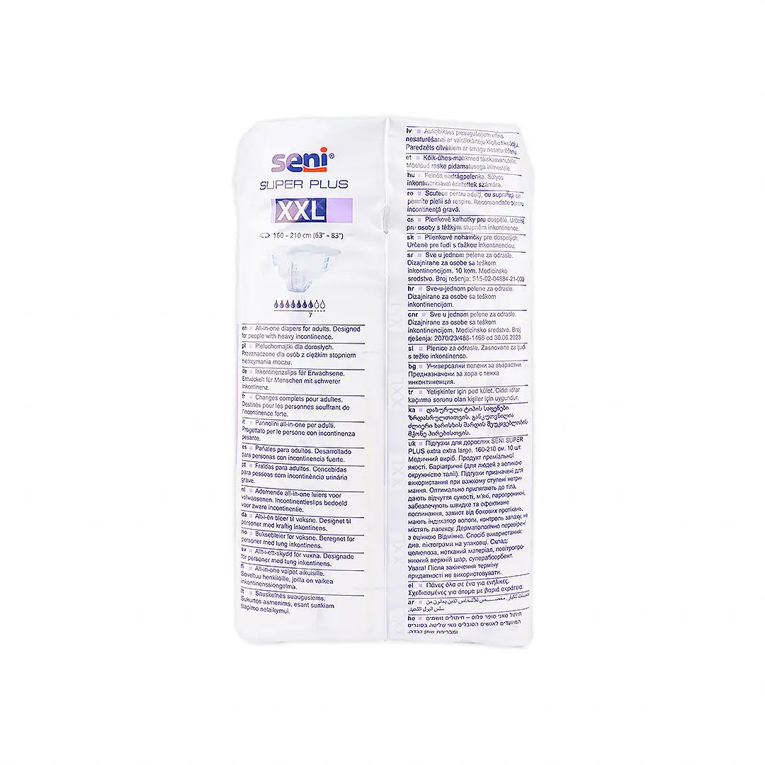 56635-Seni Super Plus Diapers 10pcs-2X Large +2