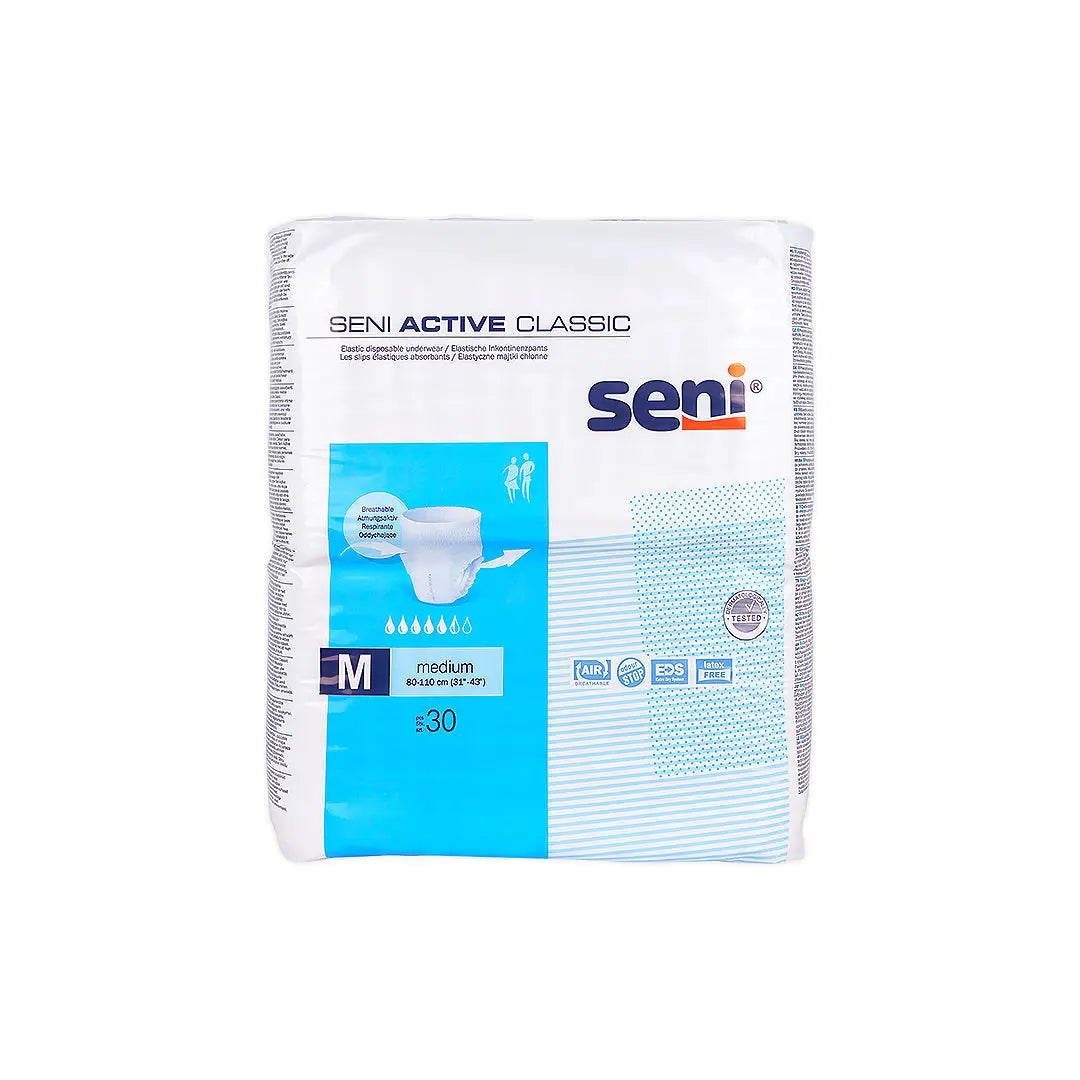 56636-Seni Active Classic Diapers 30pcs- Medium +0