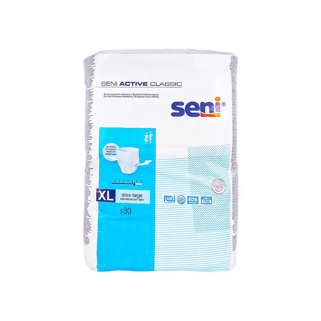 56638-Seni Active Classic Diapers 30pcs- X Large +0