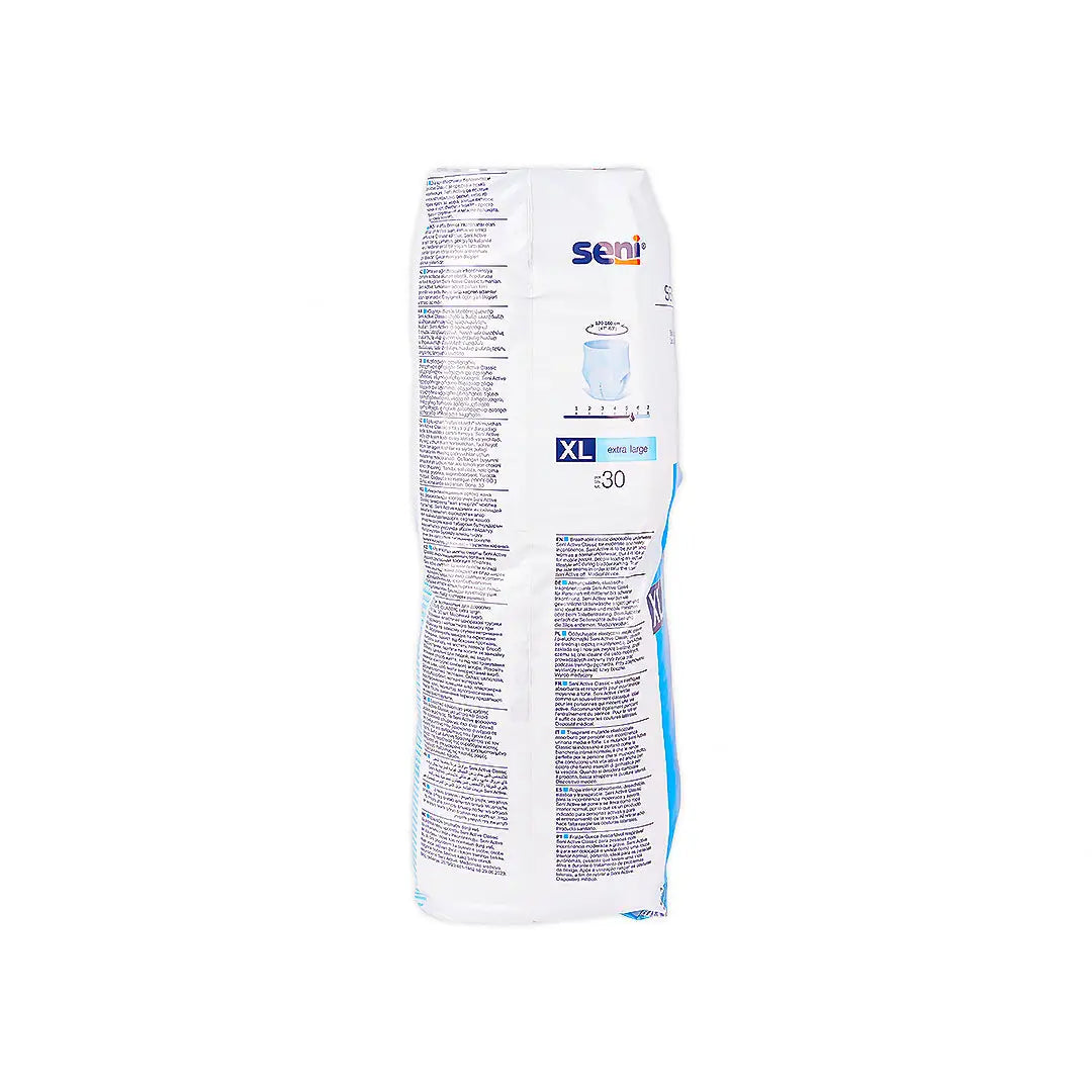 56638-Seni Active Classic Diapers 30pcs- X Large +3