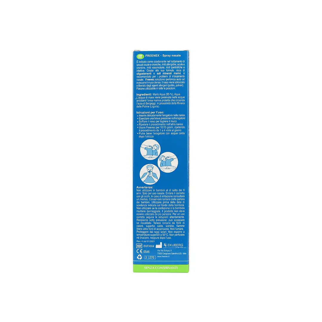 56646-Freenex Hypertonic Nasal Spray 150ml +5