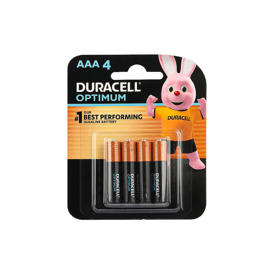 Duracell Alkaline Optimum Battery 4pcs-AAA