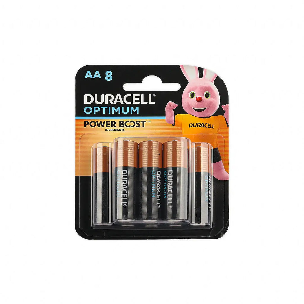 Duracell Alkaline Optimum Battery 8pcs-AA