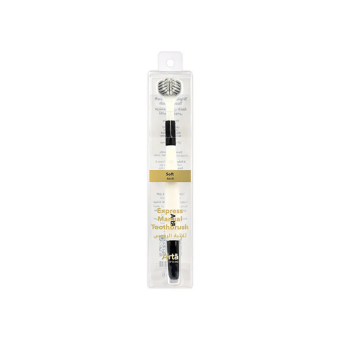 56665-Arta Express Manual Toothbrush Soft-White +1
