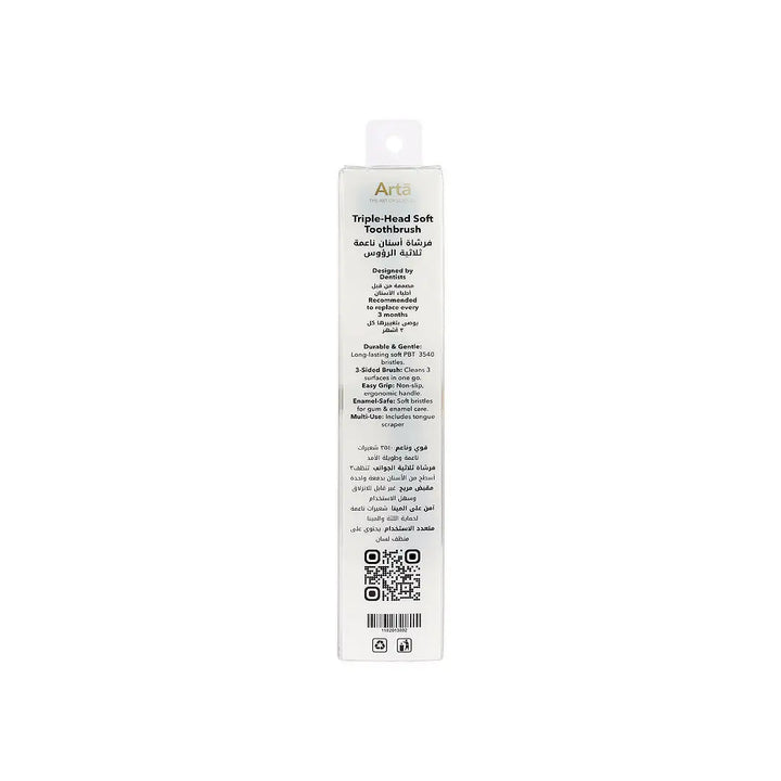 56666-Arta Express Manual Toothbrush Soft-Black +3