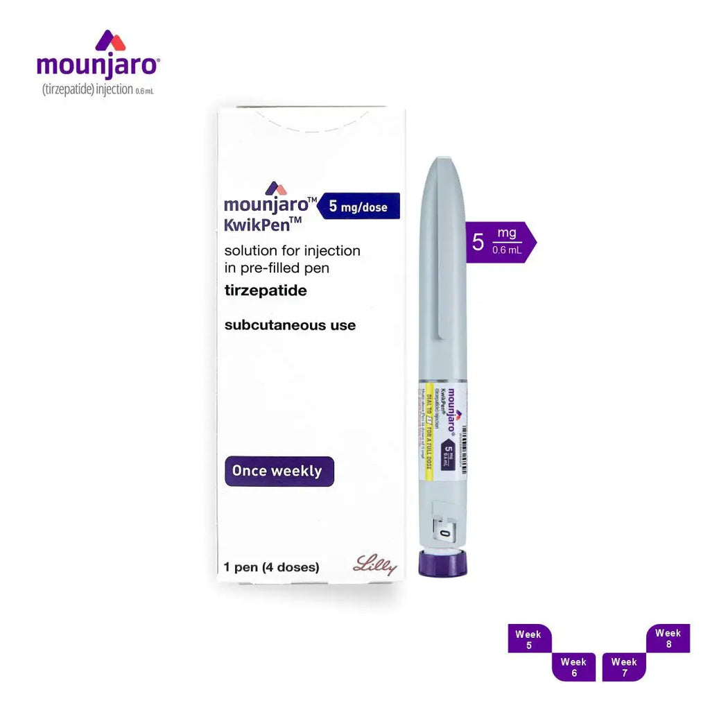 mounjaro tirzepatide injection 5mg (tirzepatide): Uses, Side Effects, Dosage & More Mounjaro is intended to be used in conjunction with a healthy diet and exercise to help control blood sugar in adults with type 2 diabetes Mounjaro Kwikpen 5Mg Sol For