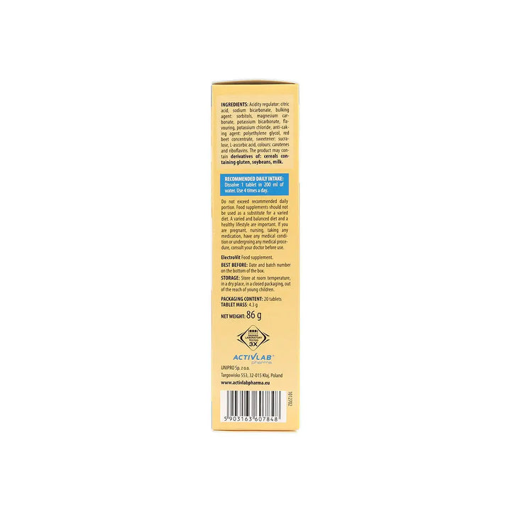 56683-Activlab Pharma ElectroVit 20 Effer Tablets-Juicy Orange +6