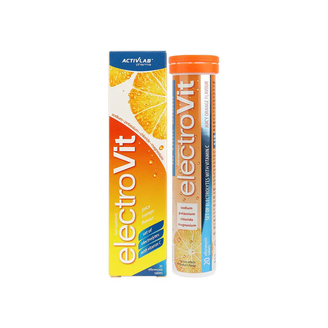 56683-Activlab Pharma ElectroVit 20 Effer Tablets-Juicy Orange +1