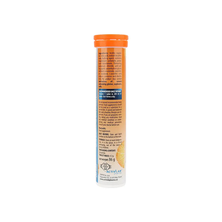 56683-Activlab Pharma ElectroVit 20 Effer Tablets-Juicy Orange +4