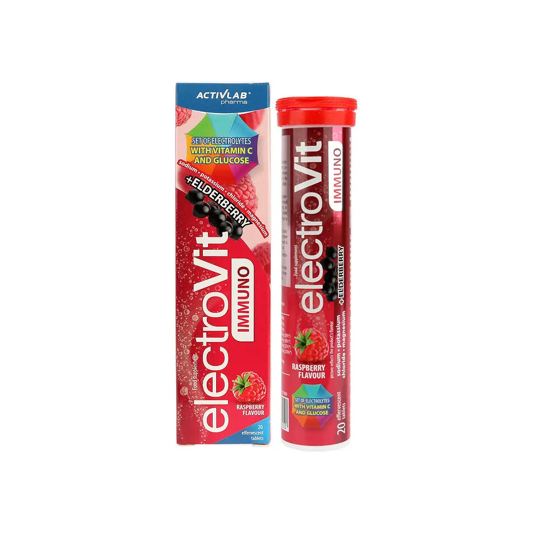 Activlab Pharma ElectroVit Immune 20 Effer Tabs - Raspeberry