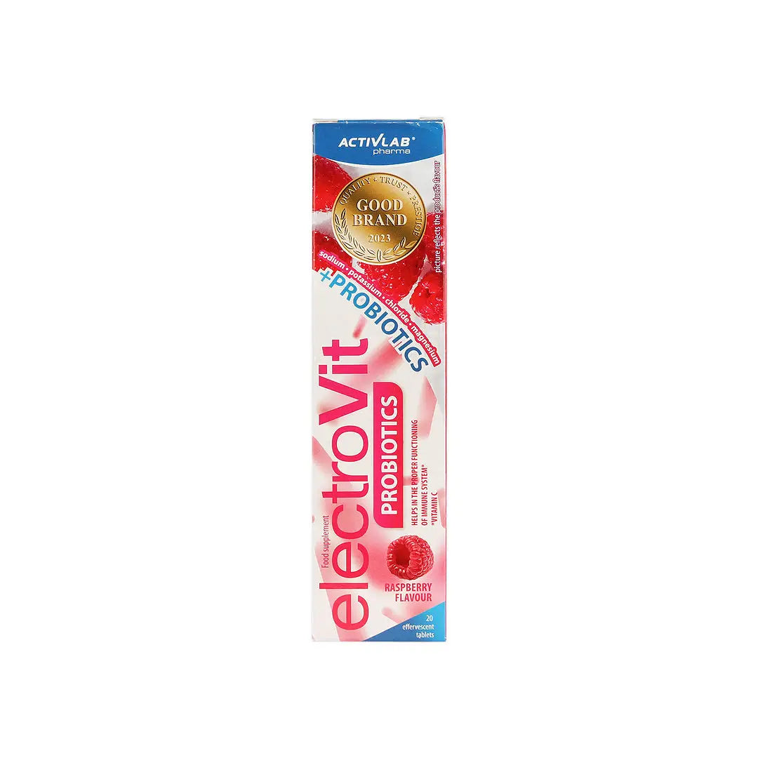 56687-Activlab Pharma ElectroVit Probiotics 20 Effer Tab-Raspberry +1