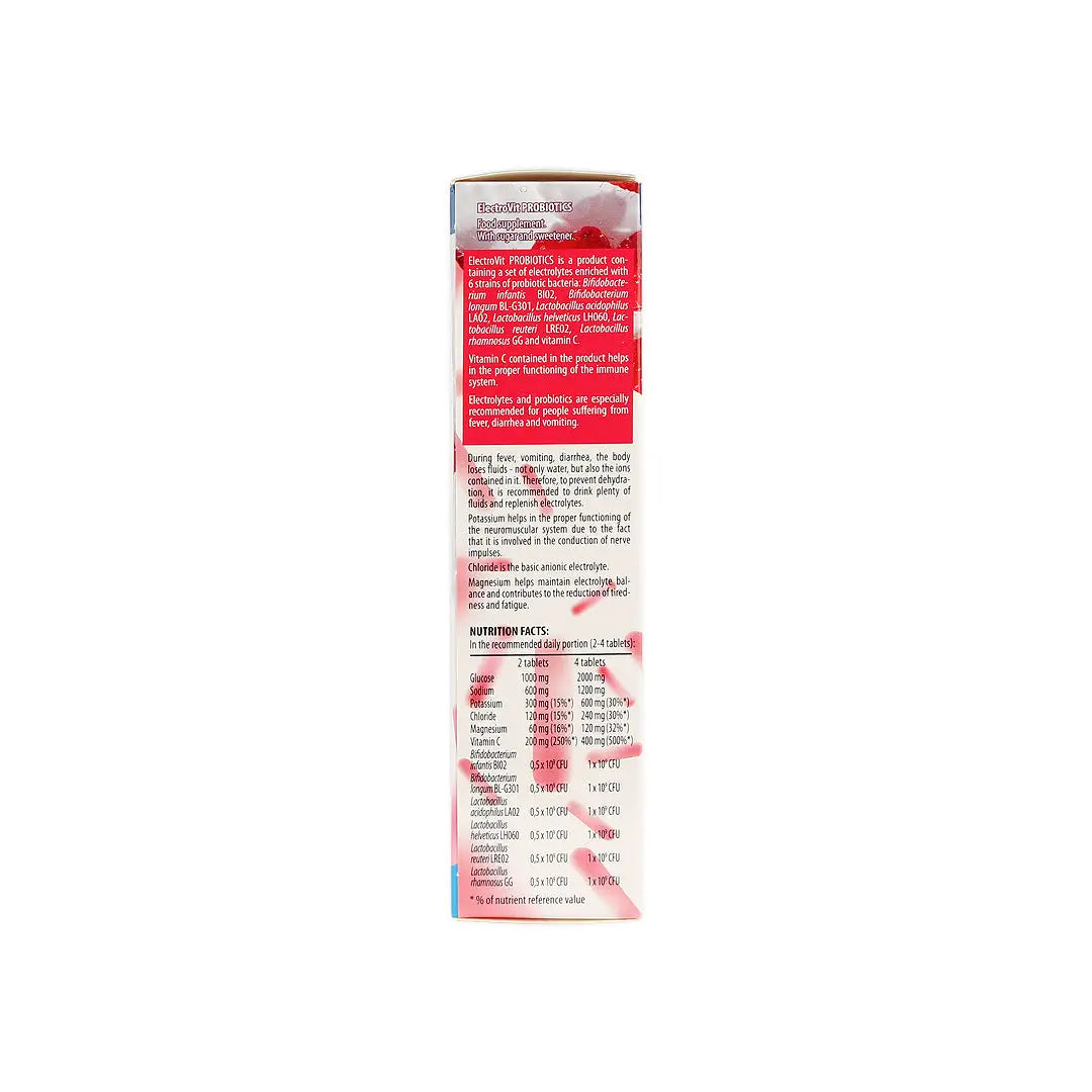 56687-Activlab Pharma ElectroVit Probiotics 20 Effer Tab-Raspberry +5