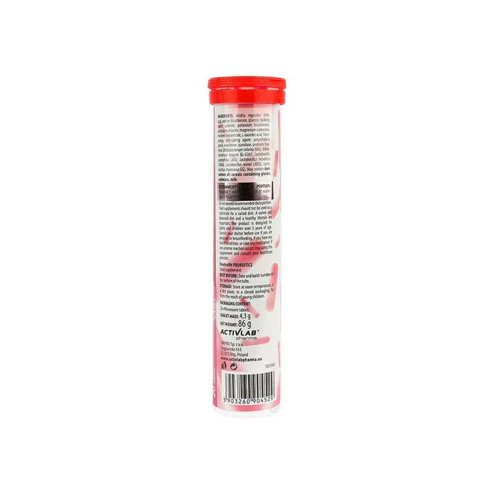 56687-Activlab Pharma ElectroVit Probiotics 20 Effer Tab-Raspberry +4