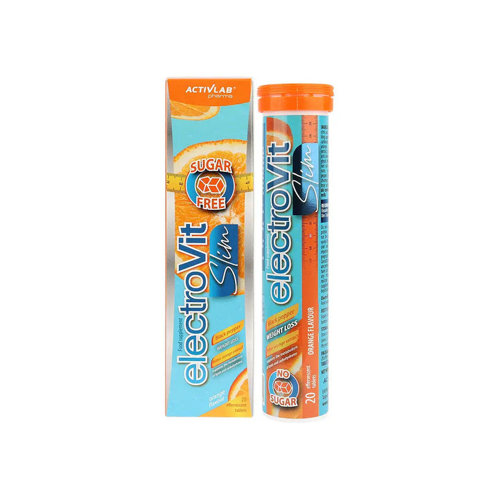 56688-Activlab Pharma ElectroVit Slim 20 Effer Tabs - Orange +1