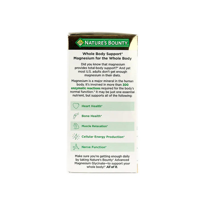 56689-Natures Bounty Advanced Magnesium Glycinate 360Mg 90 Caps +5