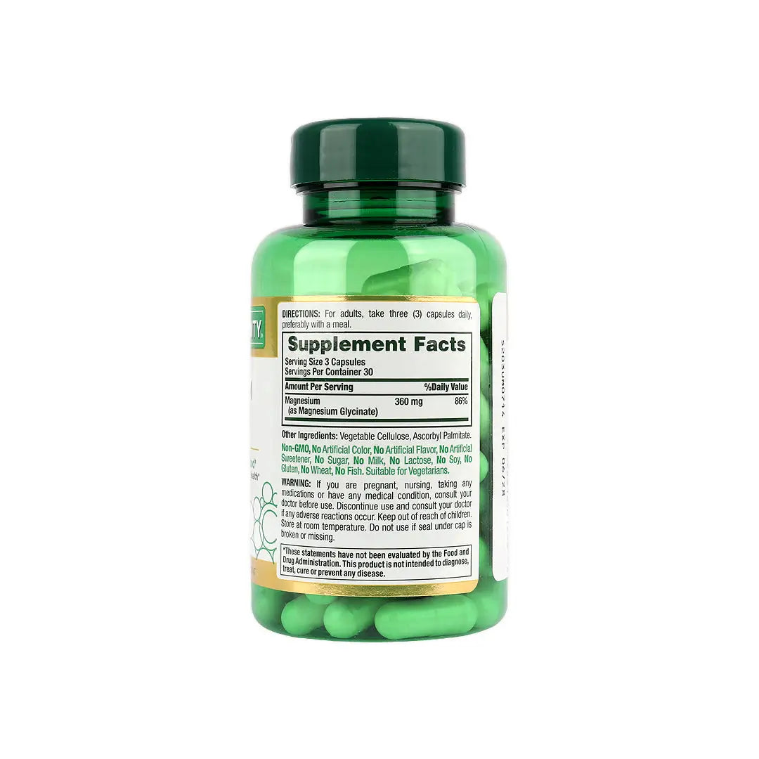 Natures Bounty Advanced Magnesium Glycinate 360Mg 90 Caps