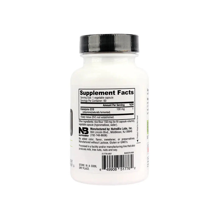 56690-Nutrabio CoQ10 100gm 60 Capsules +2