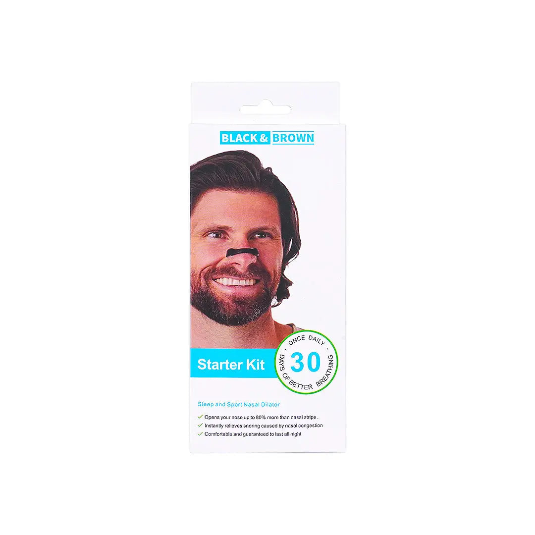 56694-Black & Brown Sleep & Sport Nasal Dilator 30pcs