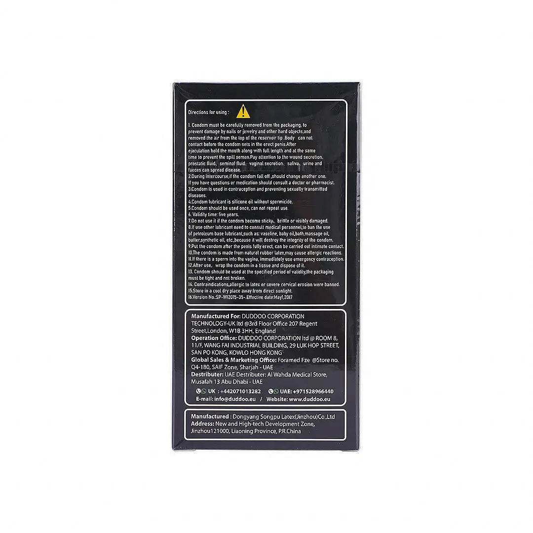 56695-Duddoo Condom Plain Delay 12pcs +3