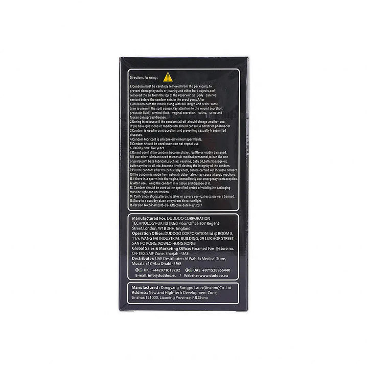 56695-Duddoo Condom Plain Delay 12pcs +3