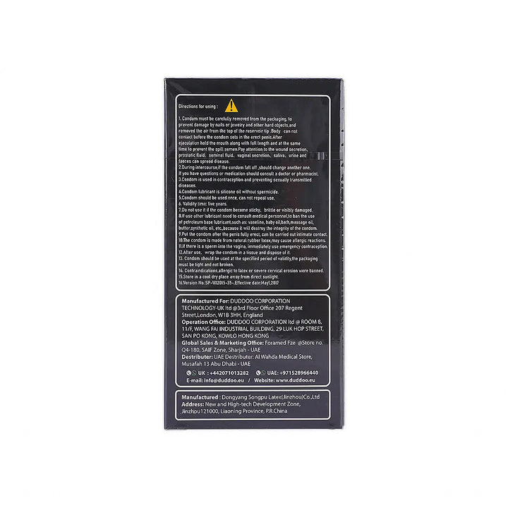 56696-Duddoo Condom Ribbed Delay 12pcs +3