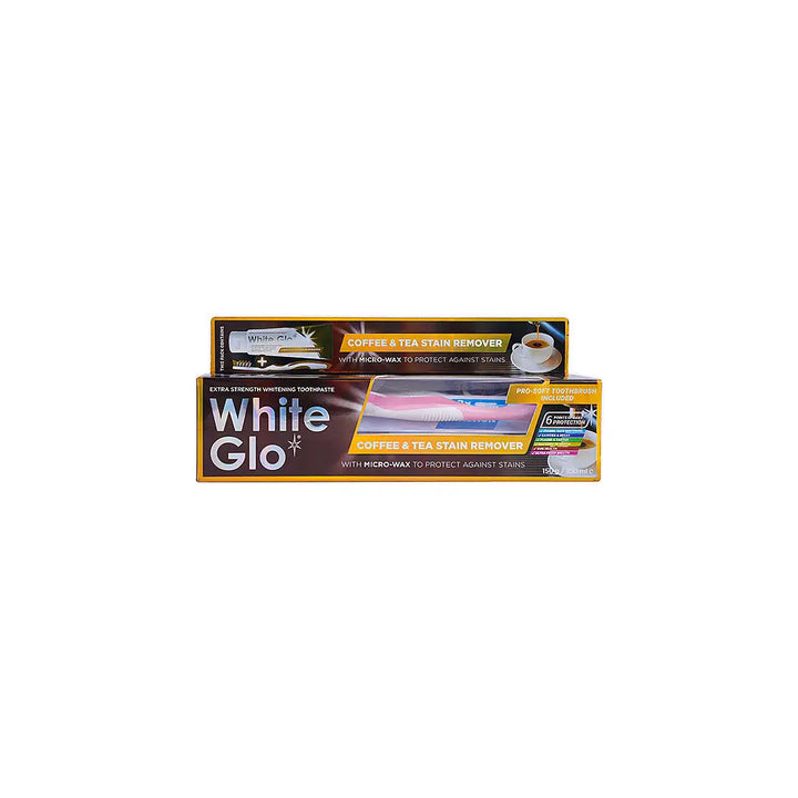 56718-White Glo Coffee &amp; Tea Stain Remover Toothpaste 100ml +4
