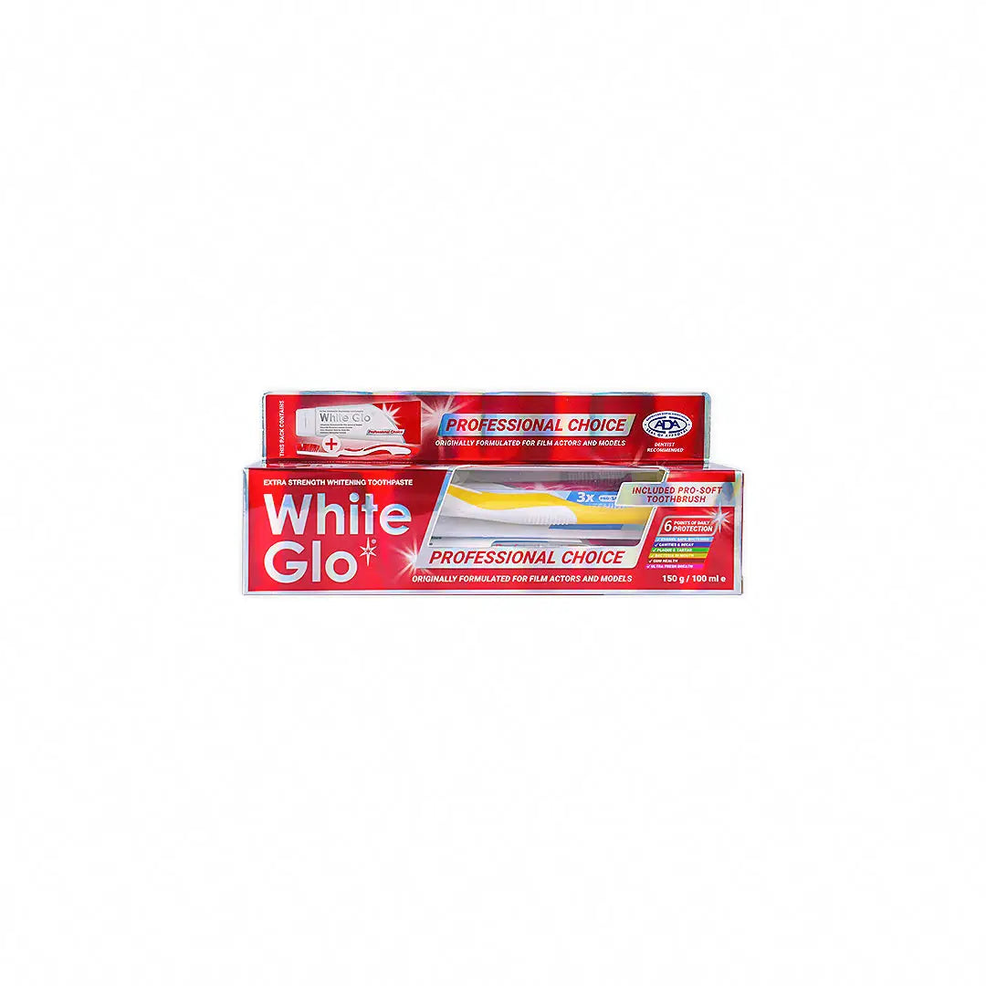 56721-White Glo Professional Choice Toothpaste 100ml +1