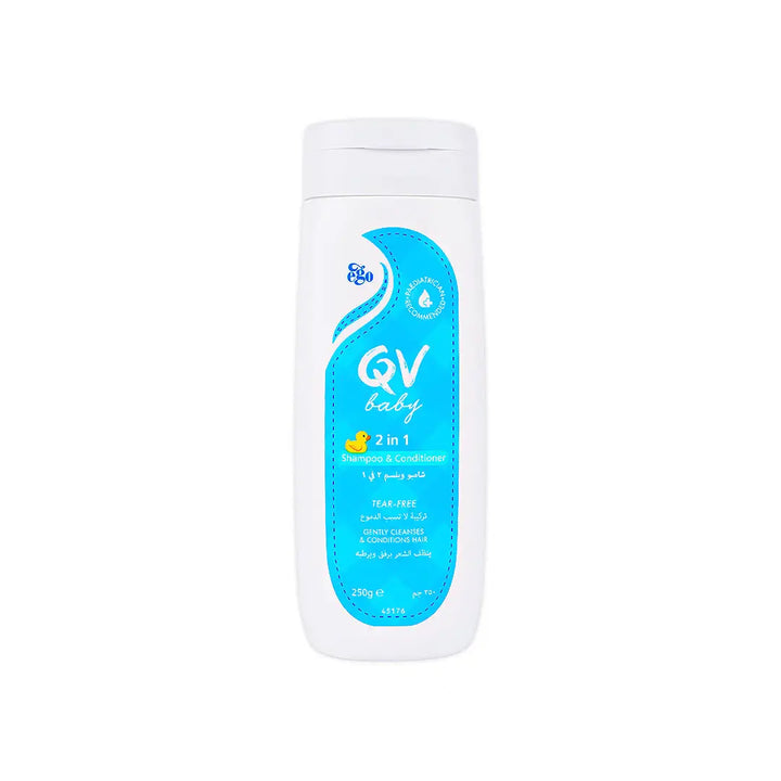 56732-Qv Baby 2 In 1 Shampoo &amp; Conditioner 250g