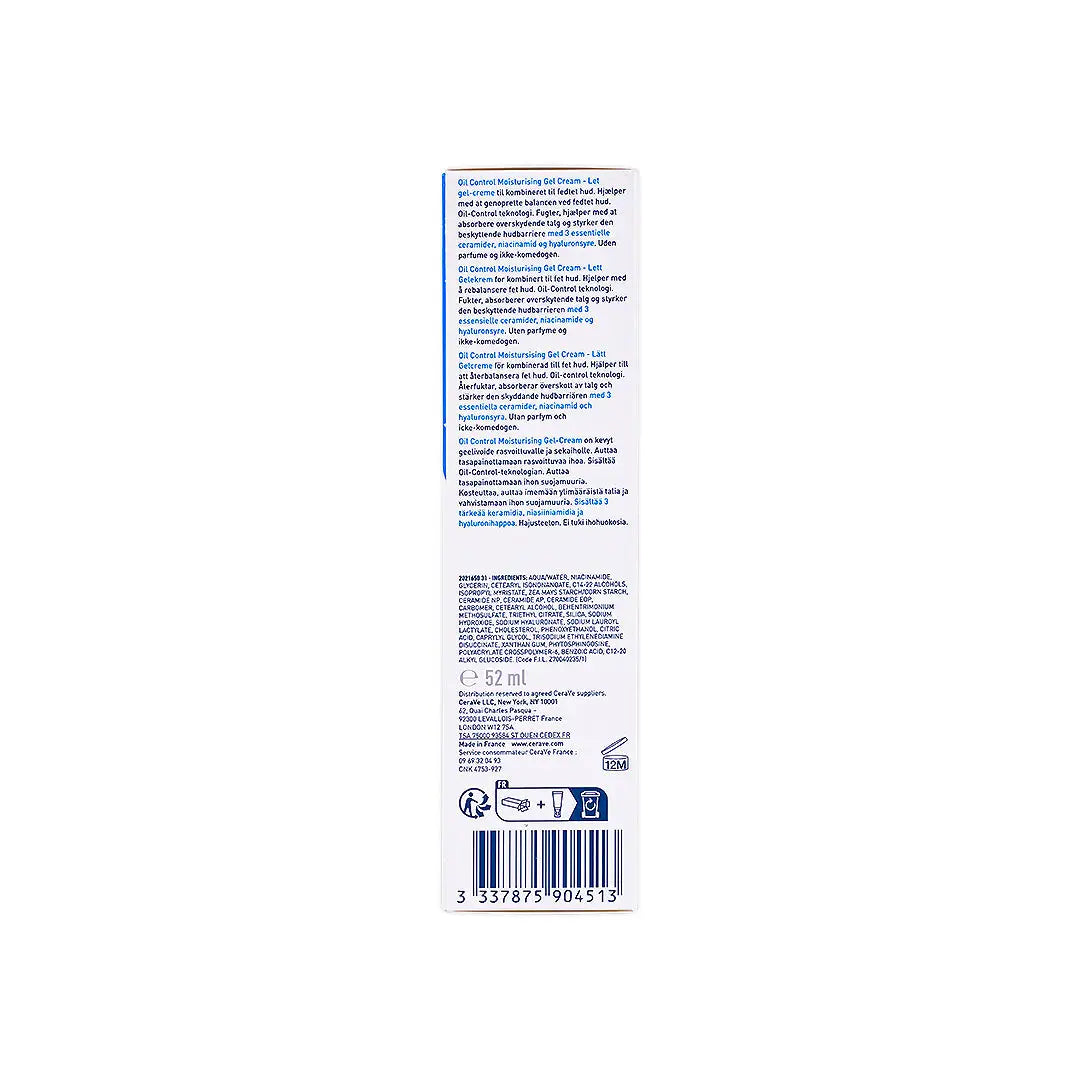 56733-Cerave Oil Control Moisturizing Gel Cream 52ml +4
