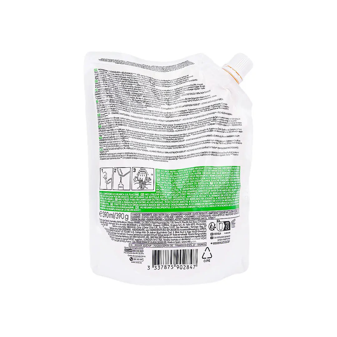 56737-Vichy Dercos Anti Dandruff Ds Dry Hair Refill Shampoo 390ml +1