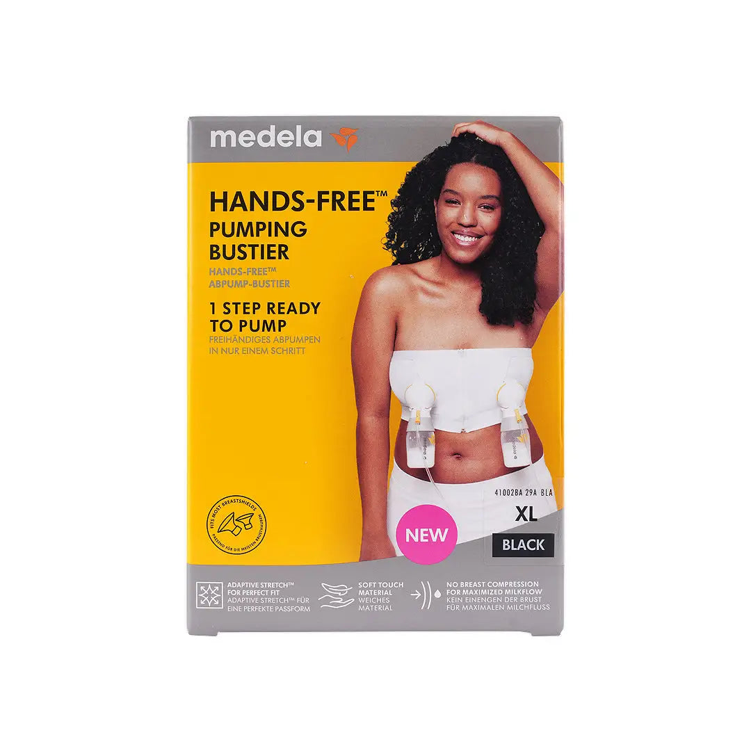 56753-Medela Hands Free Pumping Buster-Black XL