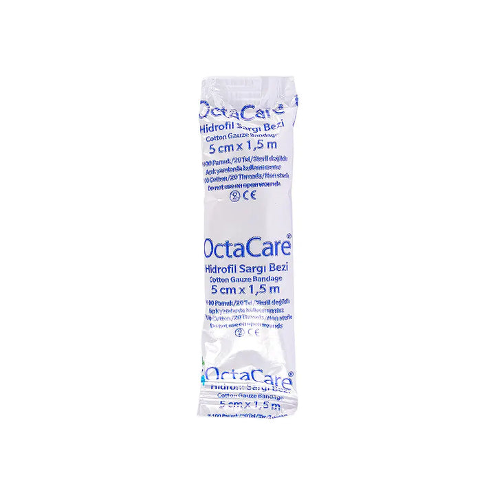 56771-Octacare Cotton Gauze Bandage 5cmx1.5m 1pc-2205