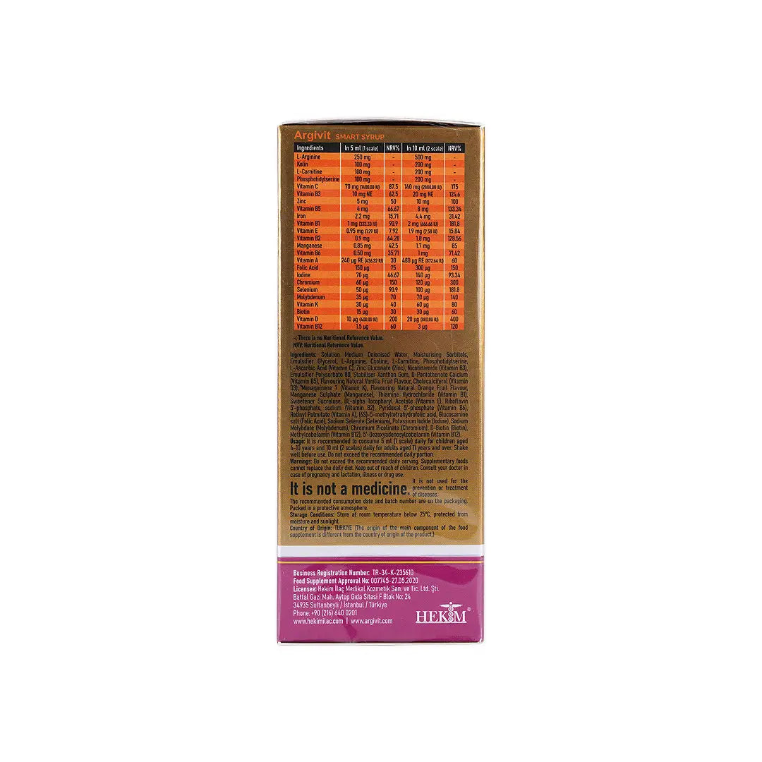 56784-Argivit Smart Syrup 150ml +1
