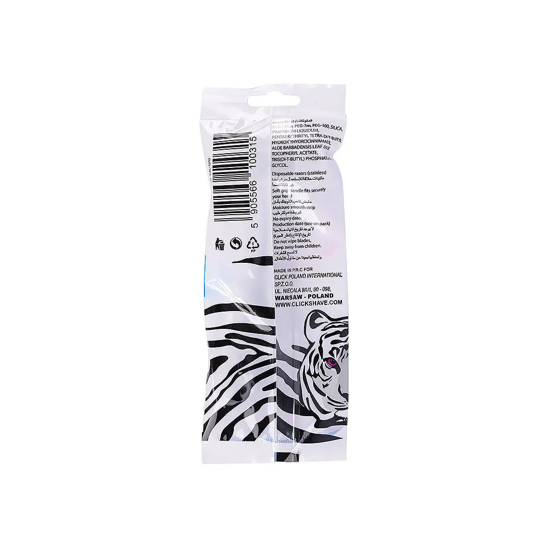 56798-Click Twins 2Blades 2Pcs-Tiger +1