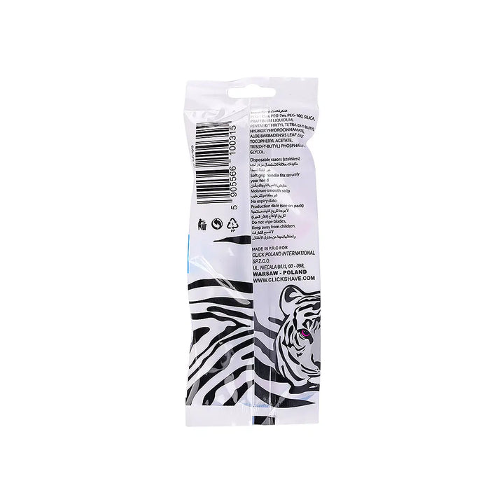 56798-Click Twins 2Blades 2Pcs-Tiger +1