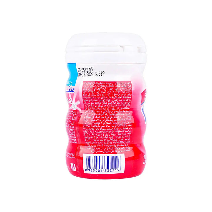 56805-Mentos White Strawberry Gum 72pcs +1