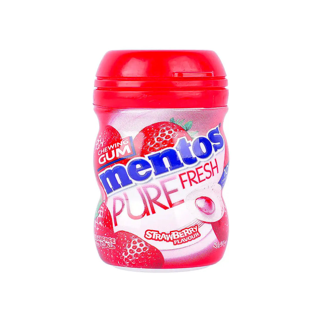 Mentos Pure Fresh Strawberry Gum 10pcs