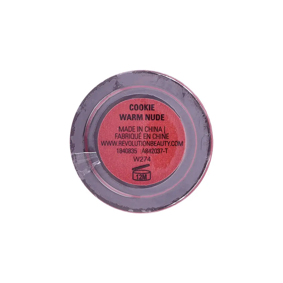 56813-Revolution Pout Bomb Plumping Gloss 4.6ml-Cookie Deep Nude +3