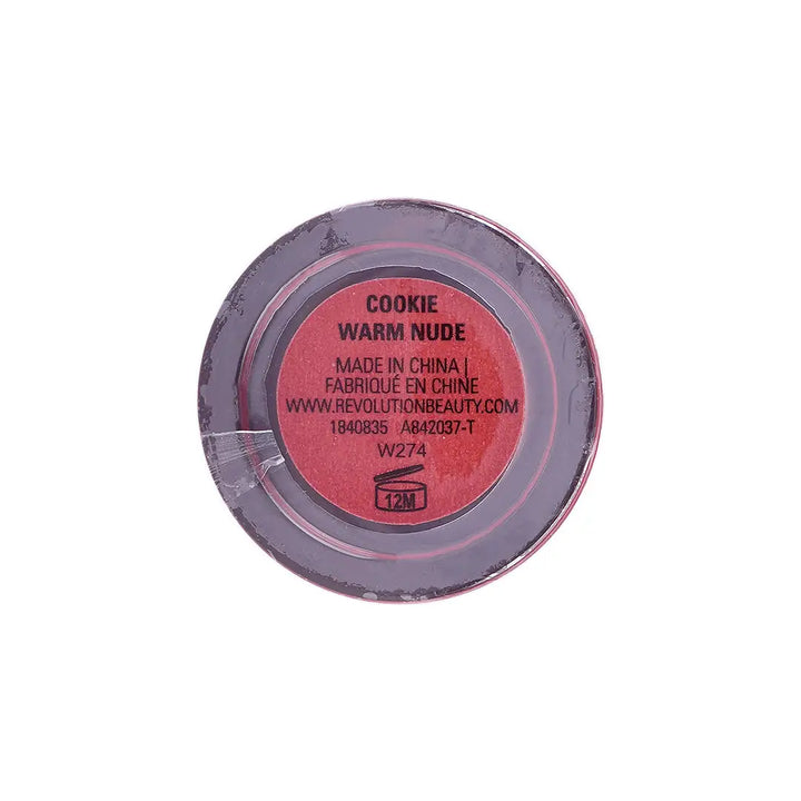 56813-Revolution Pout Bomb Plumping Gloss 4.6ml-Cookie Deep Nude +3