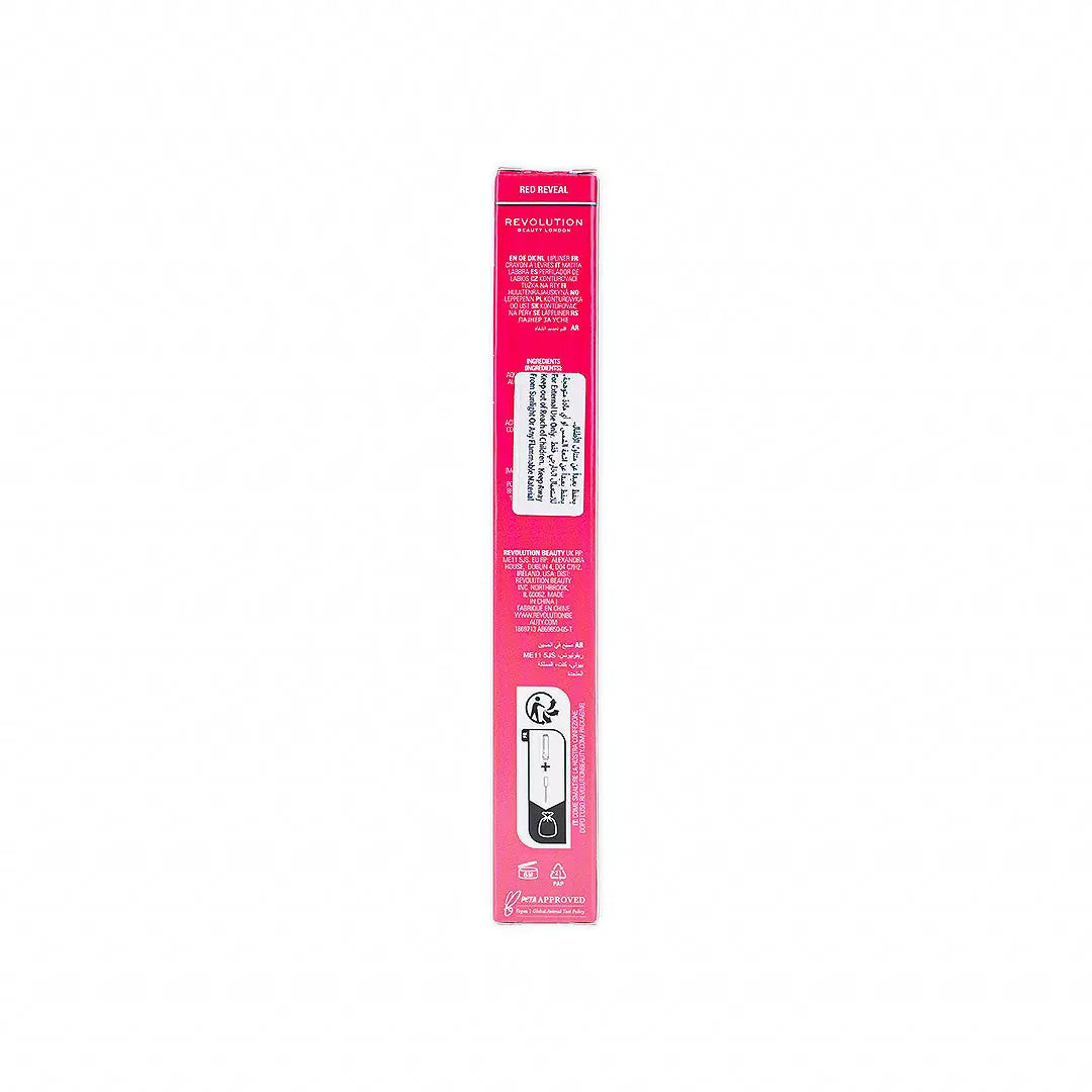 56816-Revolution Lip Shift Ink Peel Off Lipliner Stain-Red Reveal +1
